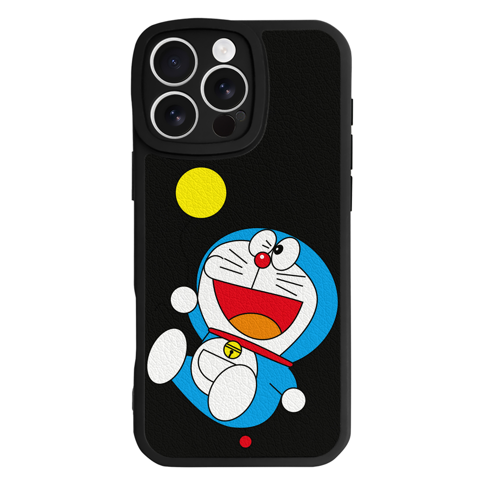 （画像用） ドラえもん Doraemon 【iPhone 16シリーズ対応】シリコンスマホケース（レザー調） 材質：シリコン